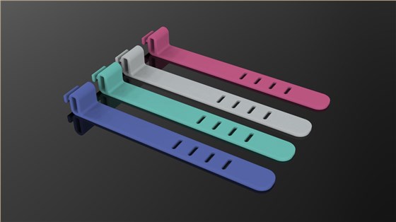 彩色硅膠扎帶 彩色硅膠扎帶